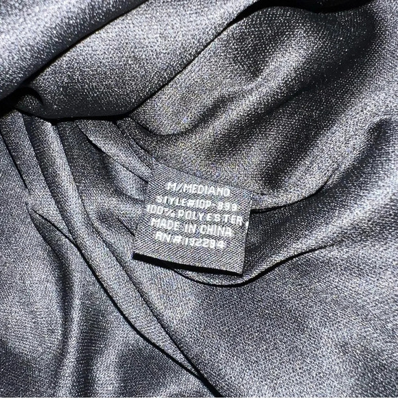 New Peacock Blue Gold Sequin Windsor Mini Dress XS - Picture 6 of 10